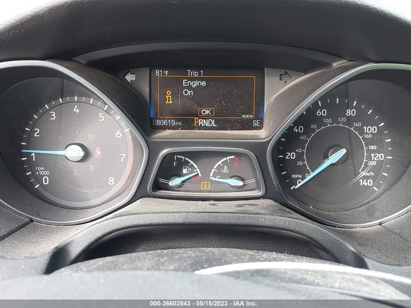 VIN 1FADP3F22HL244787 2017 FORD FOCUS SE