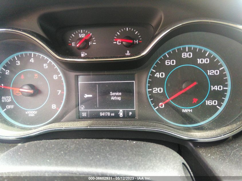 2017 CHEVROLET CRUZE LT - 1G1BE5SM6H7160791