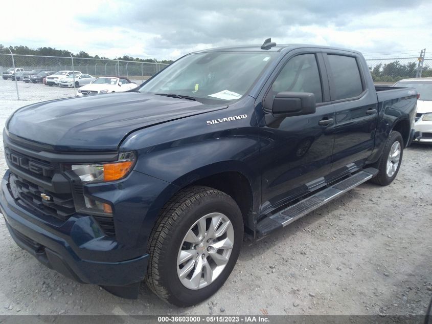 2022 CHEVROLET SILVERADO 1500 CUSTOM - 1GCPDBEK0NZ612114