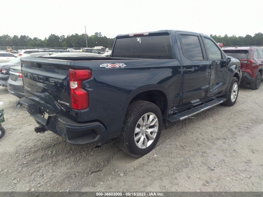 2022 CHEVROLET SILVERADO 1500 CUSTOM - 1GCPDBEK0NZ612114