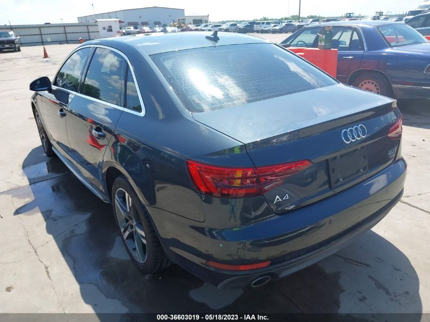 2017 AUDI A4 PREMIUM PLUS - WAUENAF42HN069596