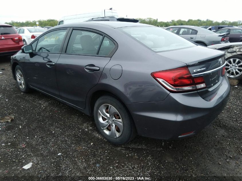 2015 HONDA CIVIC SEDAN LX - 19XFB2F56FE121246