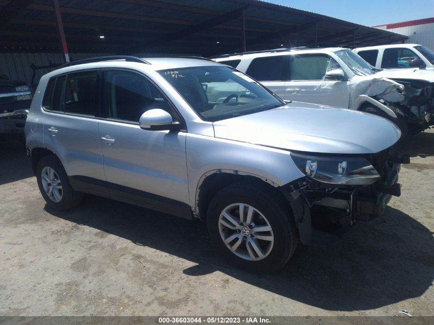 2017 VOLKSWAGEN TIGUAN S - WVGAV7AX1HW507794