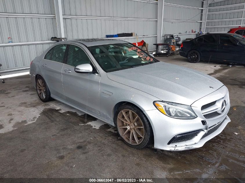 55SWF8GB6JU241318 MERCEDES-BENZ C-CLASS AMG C 63 2018