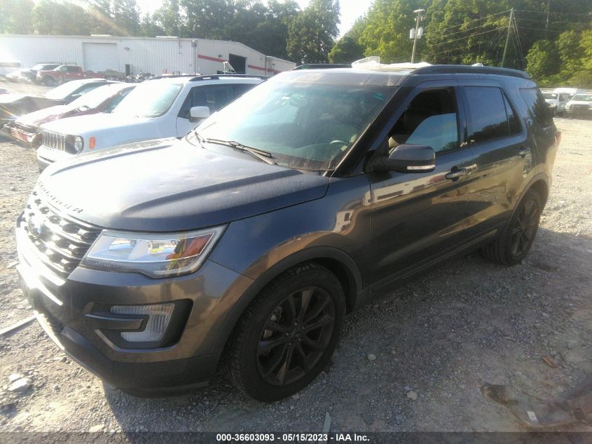 2017 FORD EXPLORER XLT - 1FM5K7D81HGA01410