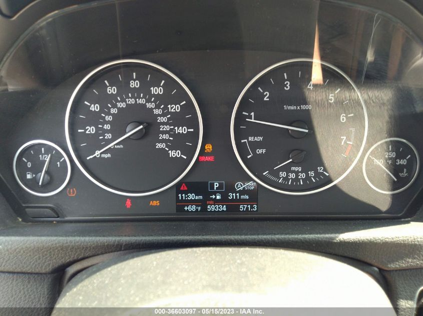 2013 BMW 3 SERIES 328I - WBA3A5G53DNP24859
