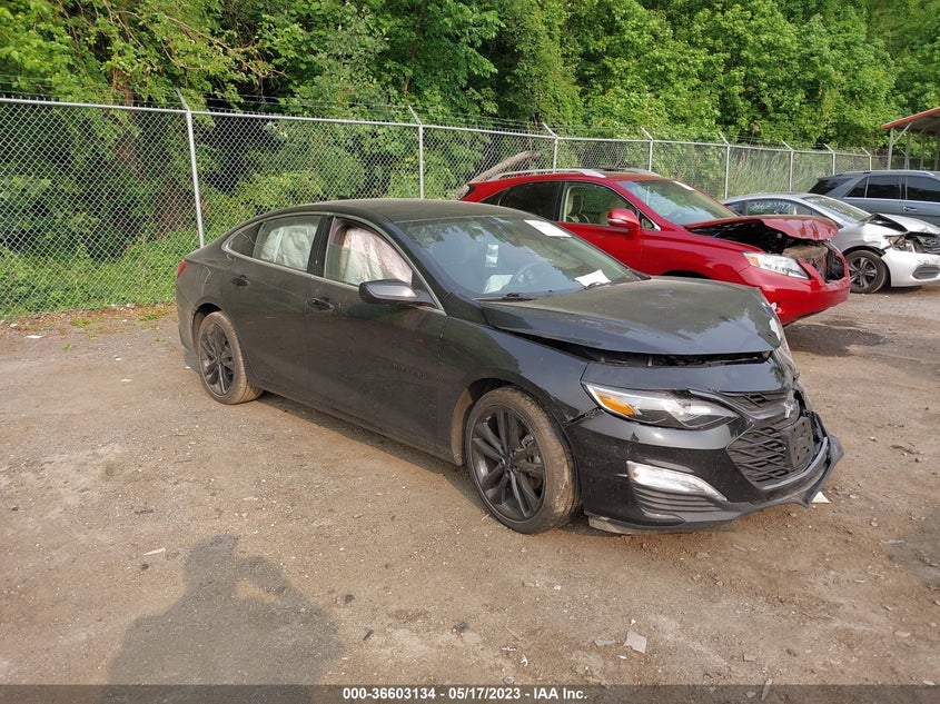 VIN 1G1ZD5ST4MF010235 2021 CHEVROLET MALIBU LT