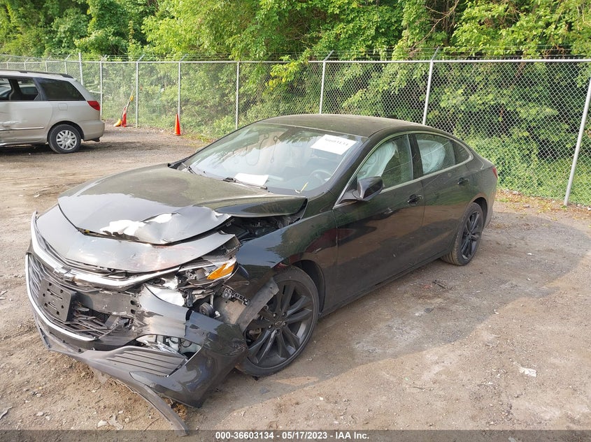 VIN 1G1ZD5ST4MF010235 2021 CHEVROLET MALIBU LT