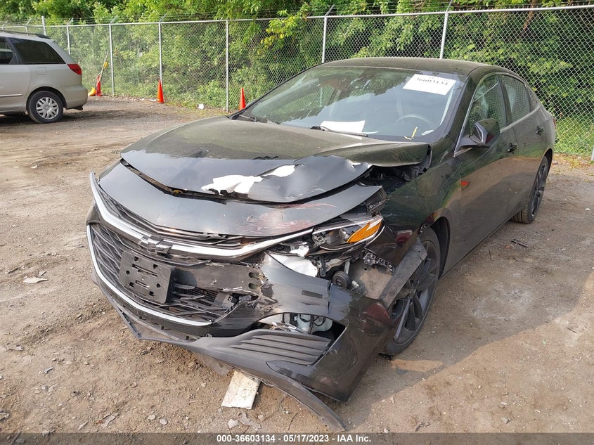 VIN 1G1ZD5ST4MF010235 2021 CHEVROLET MALIBU LT