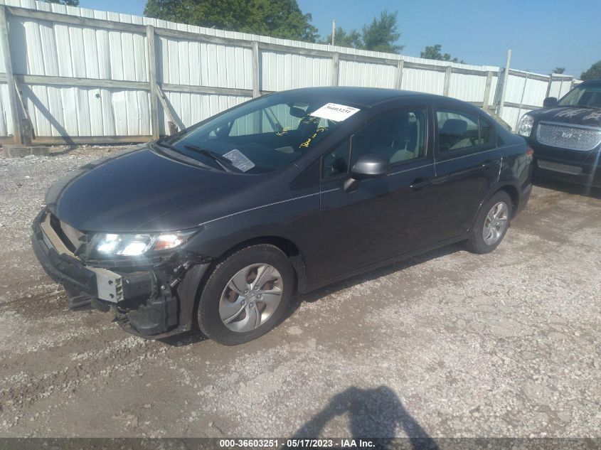 2013 HONDA CIVIC SDN LX - 2HGFB2F50DH562308