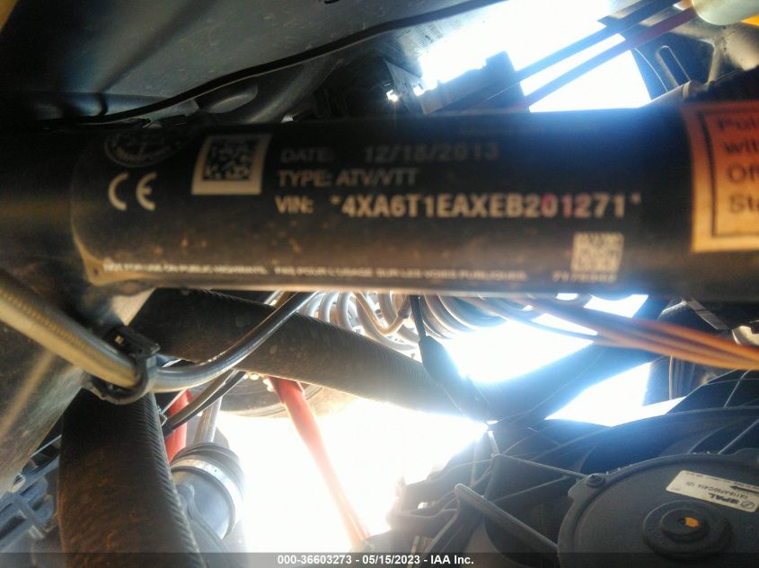 2014 POLARIS RZR 4 1000 XP - 4XA6T1EAXEB201271