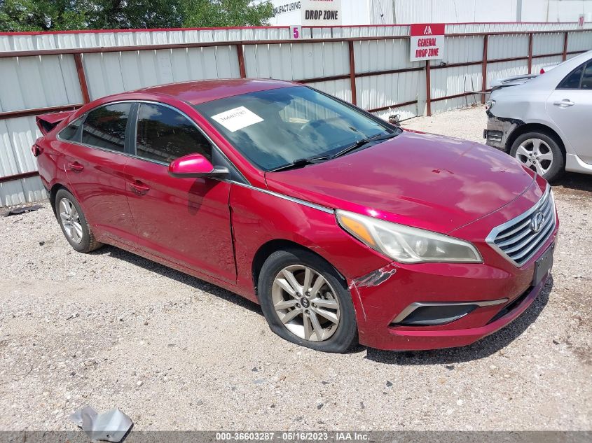 2016 HYUNDAI SONATA 2.4L SE - 5NPE24AFXGH277200