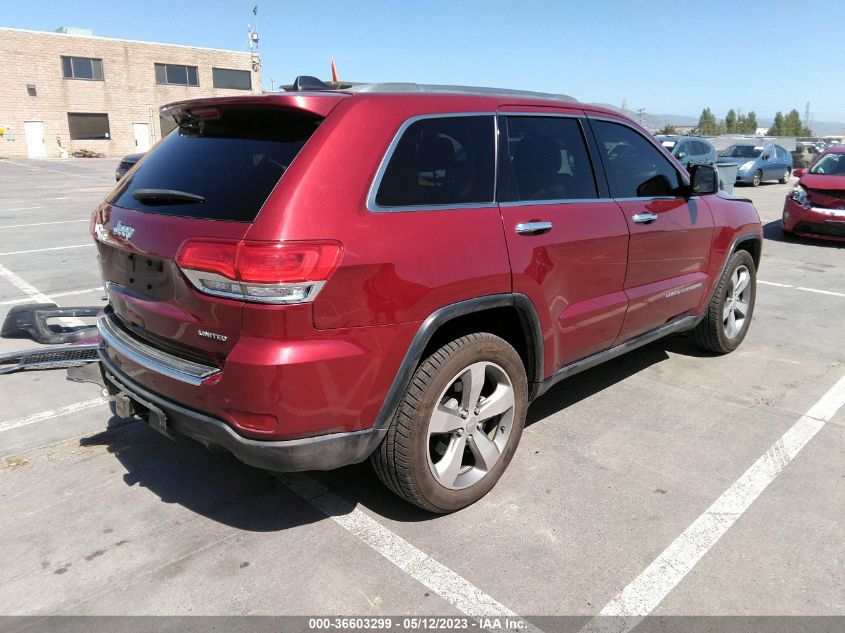 2014 JEEP GRAND CHEROKEE LIMITED - 1C4RJFBG7EC545314