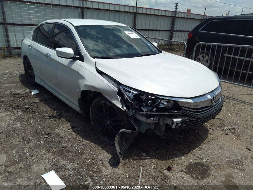2017 HONDA ACCORD SEDAN SPORT - 1HGCR2F57HA268570