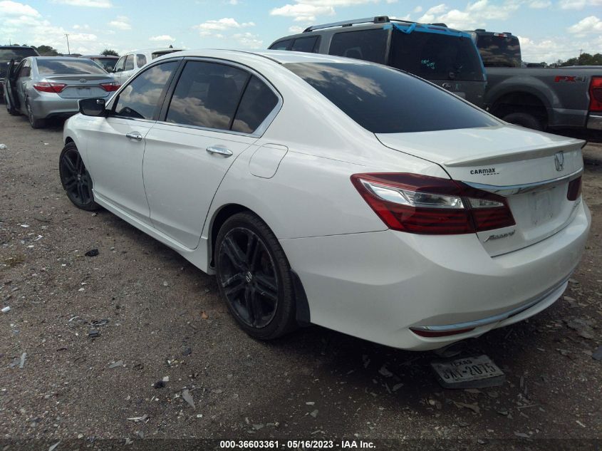 2017 HONDA ACCORD SEDAN SPORT - 1HGCR2F57HA268570