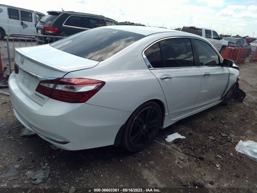 2017 HONDA ACCORD SEDAN SPORT - 1HGCR2F57HA268570