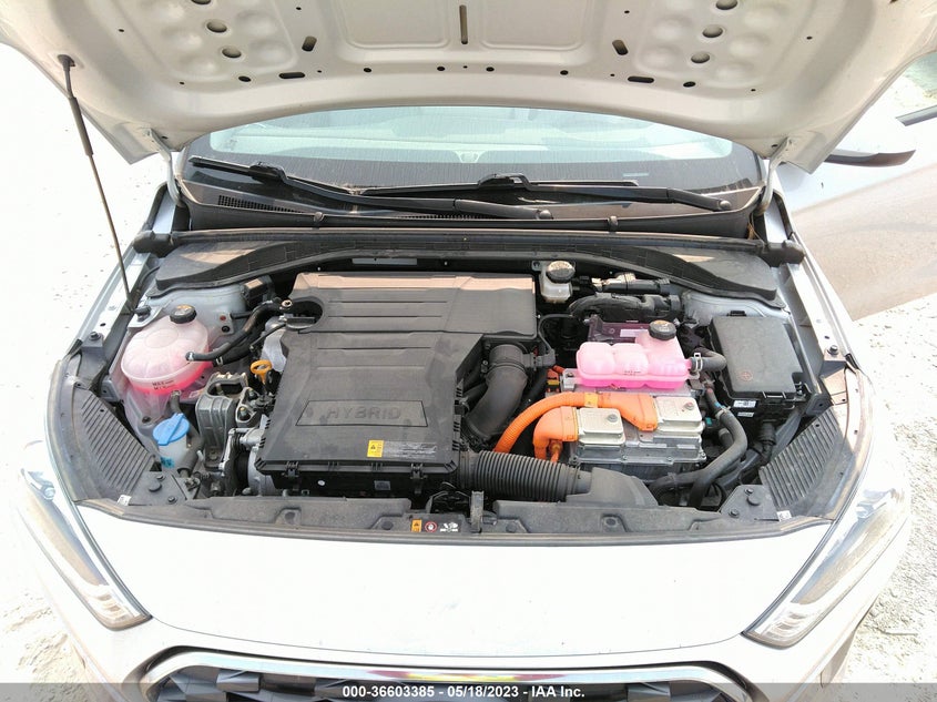 VIN KMHC65LC1MU251957 2021 HYUNDAI IONIQ HYBRID BLUE