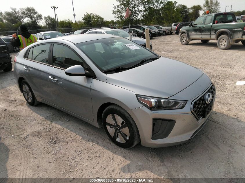 2021 HYUNDAI IONIQ HYBRID BLUE - KMHC65LC1MU251957
