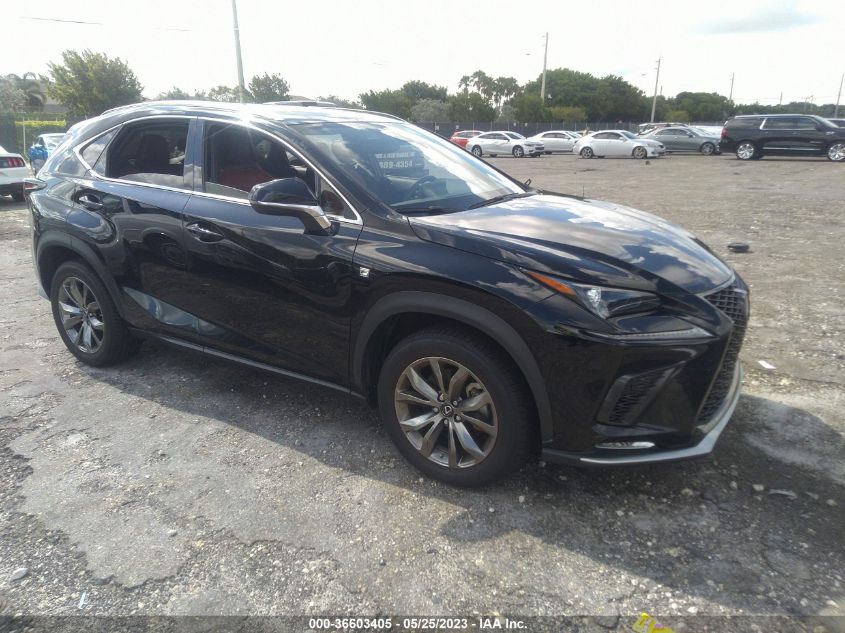 JTJSARBZXM2185302 LEXUS NX NX 300 F SPORT 2021