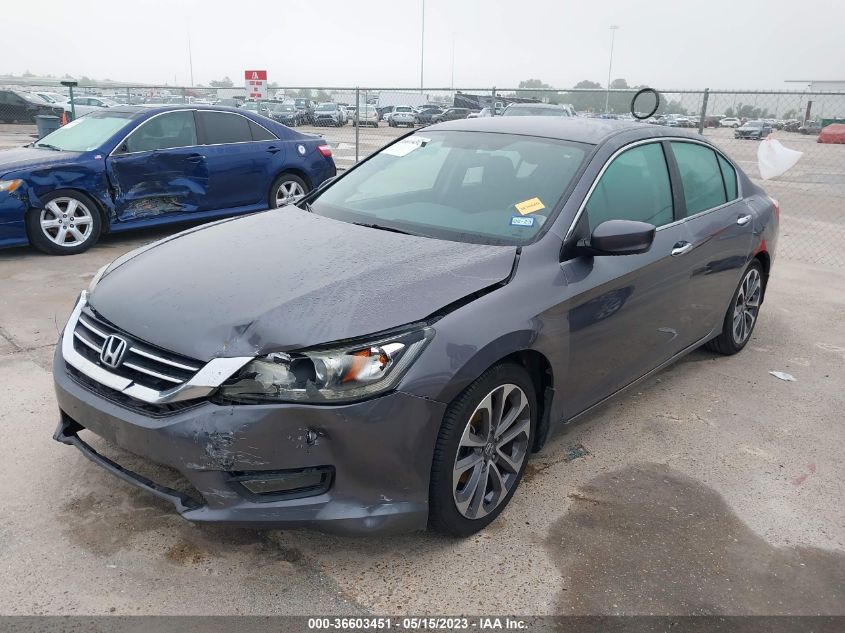 2015 HONDA ACCORD SEDAN SPORT - 1HGCR2F56FA162222