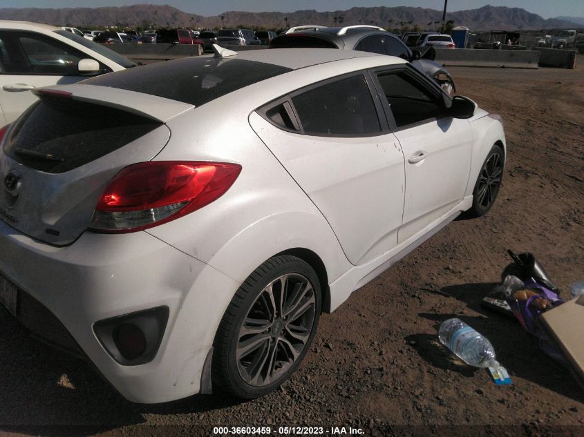 2016 HYUNDAI VELOSTER TURBO R-SPEC - KMHTC6AE5GU256618