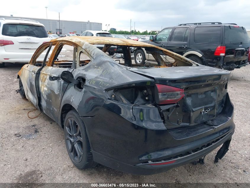 2018 FORD FUSION SE - 3FA6P0HD9JR127334