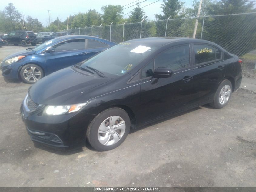 2014 HONDA CIVIC SEDAN LX - 2HGFB2F54EH516448