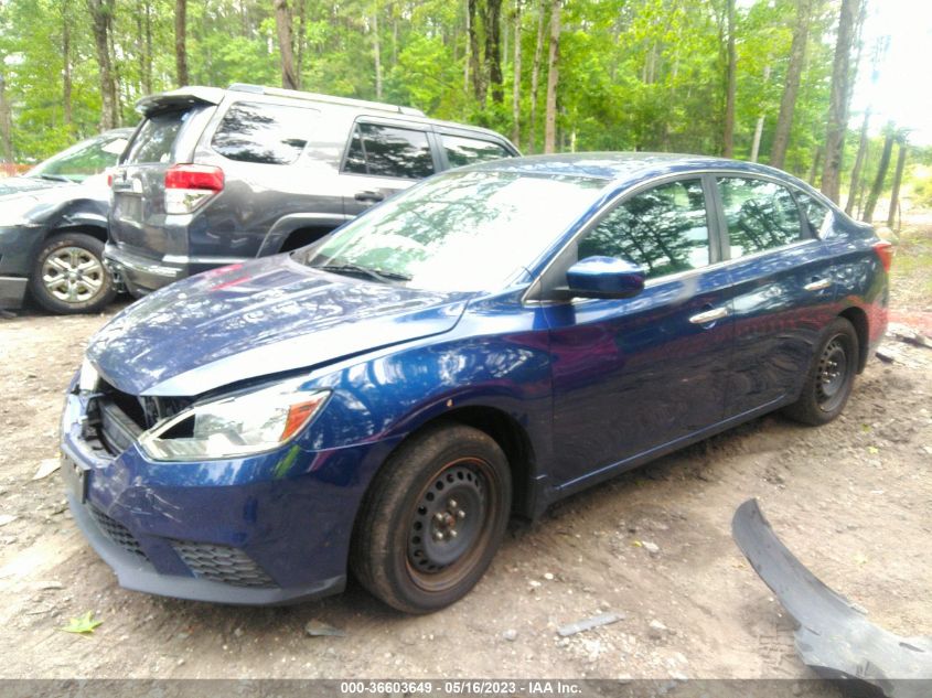 2016 NISSAN SENTRA S - 3N1AB7AP8GY336615