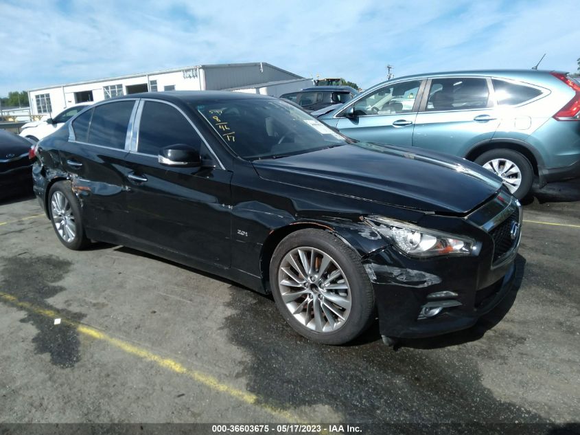 2017 INFINITI Q50 2.0T - JN1CV7AP2HM640141