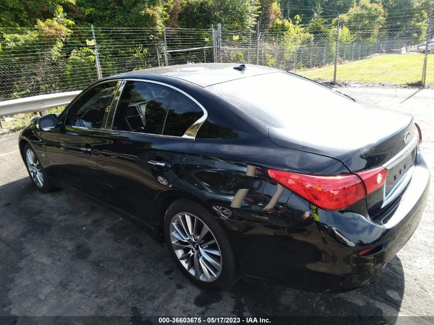 2017 INFINITI Q50 2.0T - JN1CV7AP2HM640141