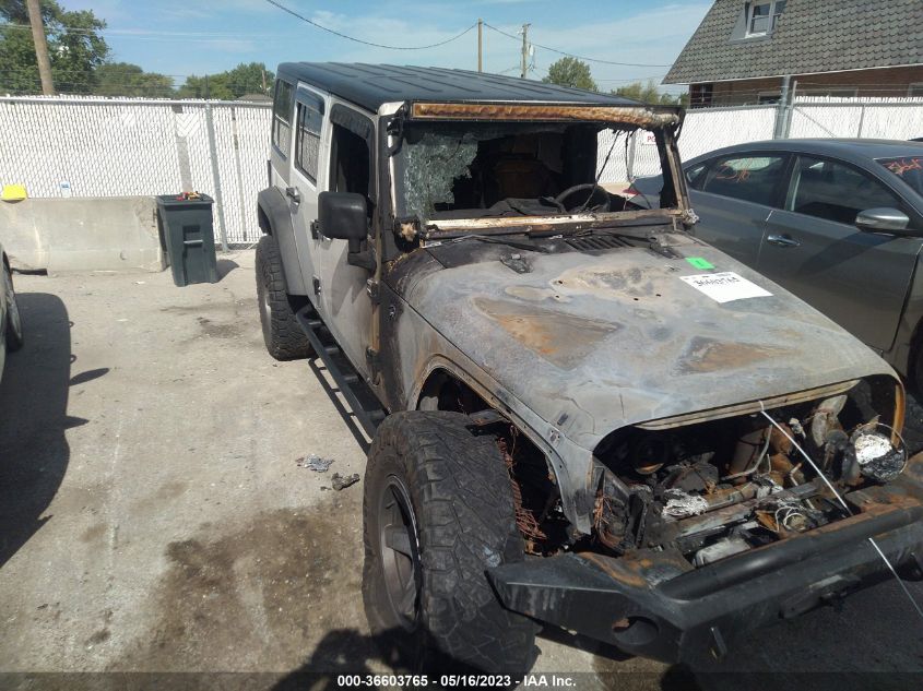 2014 JEEP WRANGLER UNLIMITED SPORT - 1C4BJWDG7EL313780