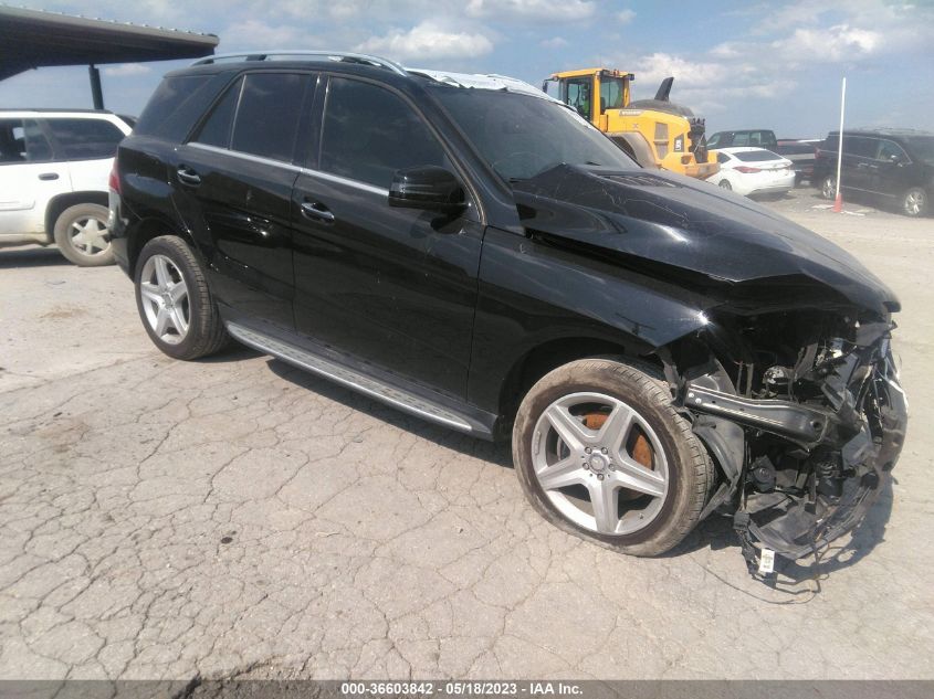 2015 MERCEDES-BENZ M-CLASS ML 400 - 4JGDA5GB1FA567786