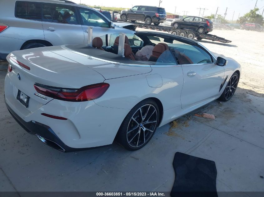 2019 BMW 8 SERIES M850I XDRIVE - WBAFY4C59KBX39065
