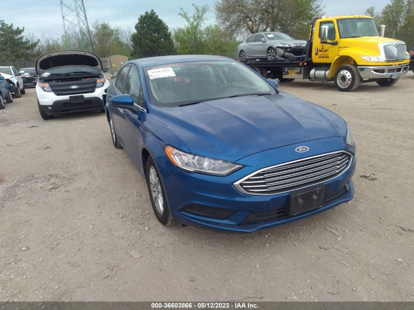 2018 FORD FUSION S - 3FA6P0G77JR184773