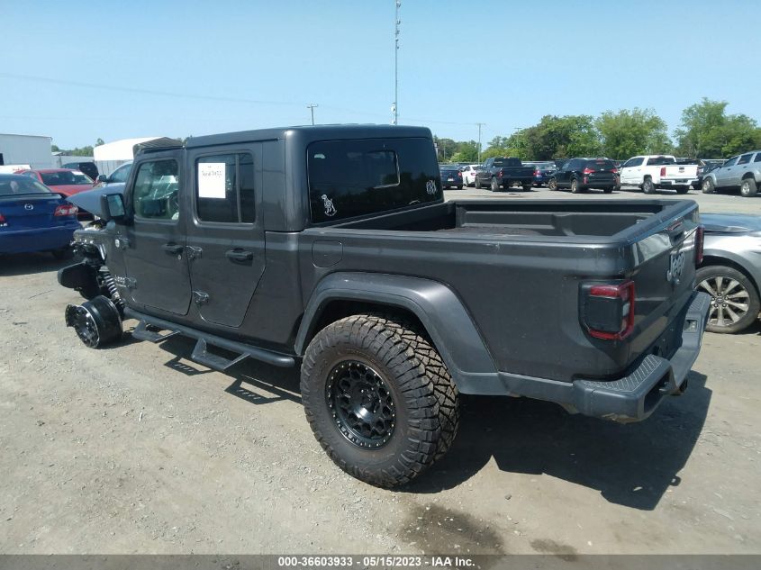 2022 JEEP GLADIATOR OVERLAND - 1C6HJTFG9NL161059
