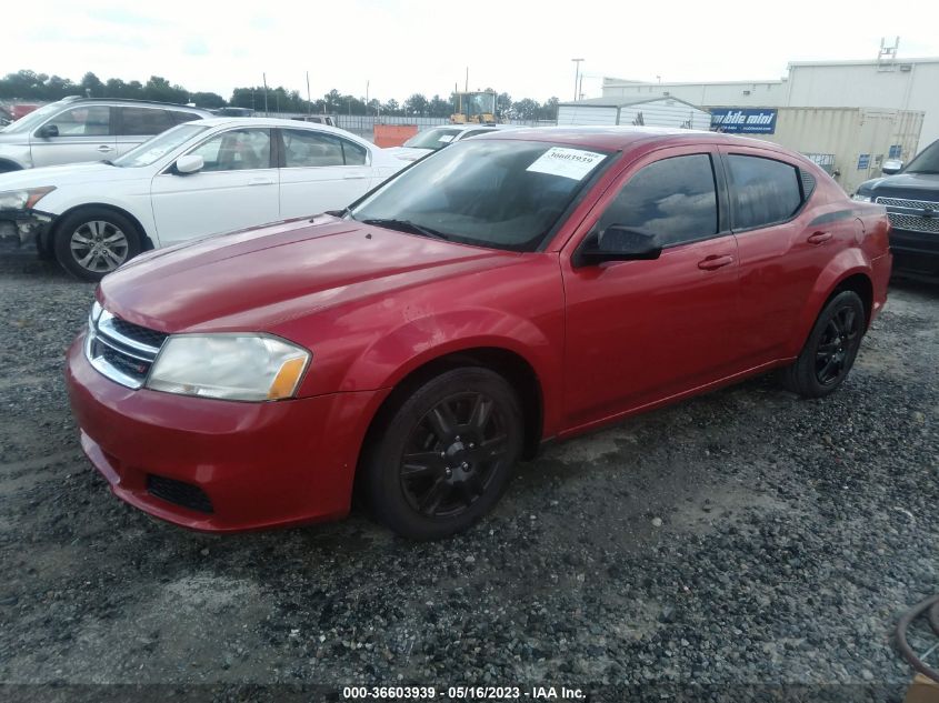 2013 DODGE AVENGER SE - 1C3CDZAB6DN532467
