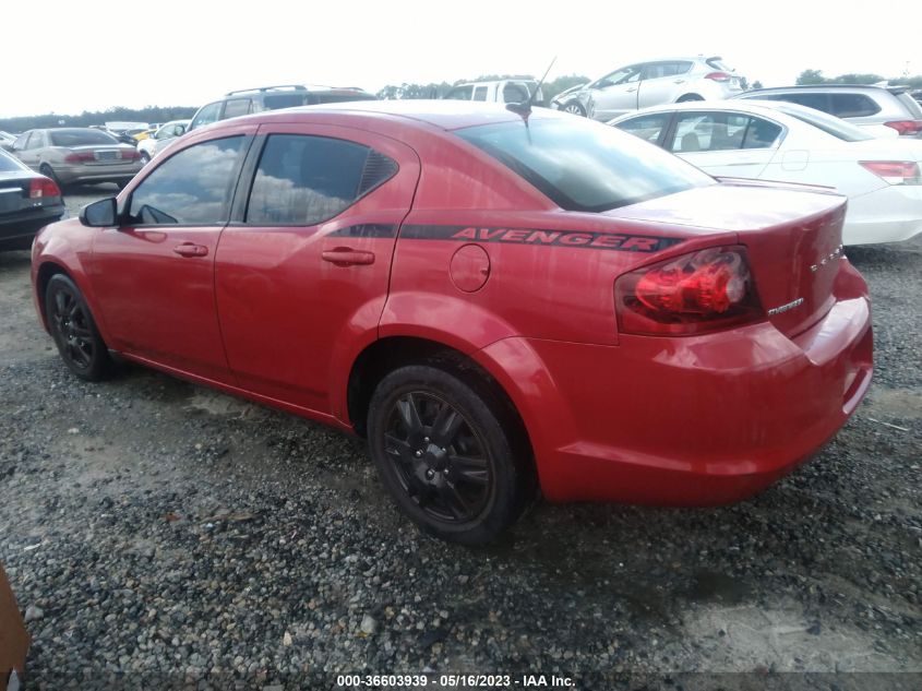 2013 DODGE AVENGER SE - 1C3CDZAB6DN532467