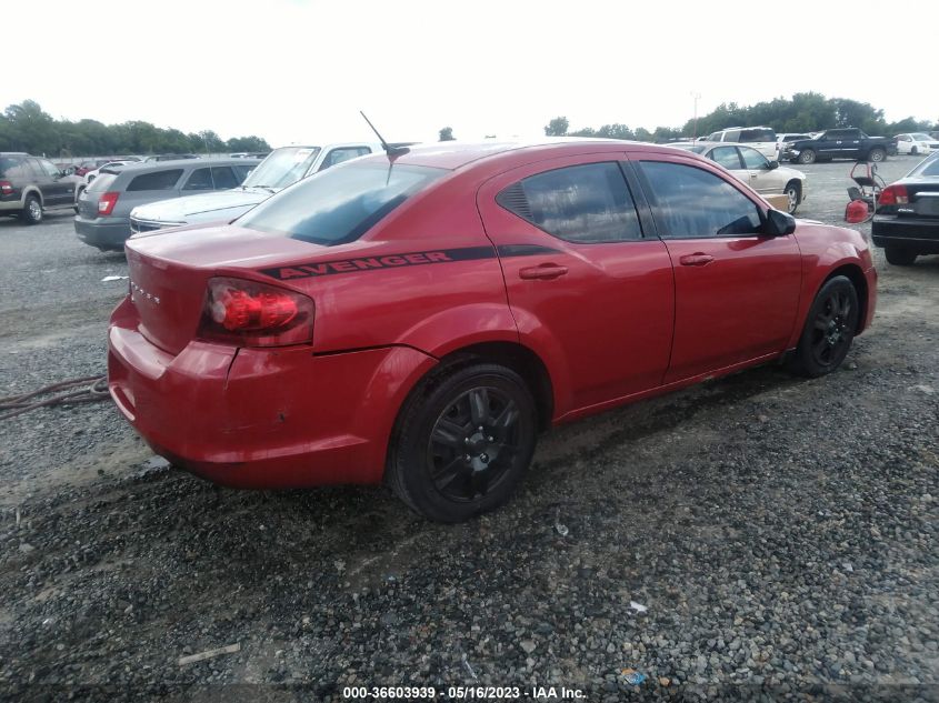 2013 DODGE AVENGER SE - 1C3CDZAB6DN532467