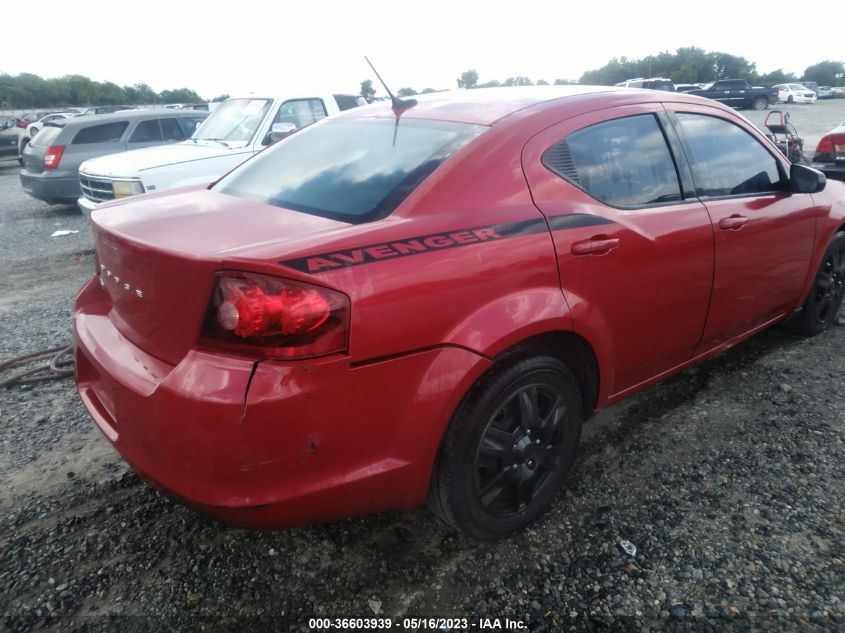 2013 DODGE AVENGER SE - 1C3CDZAB6DN532467