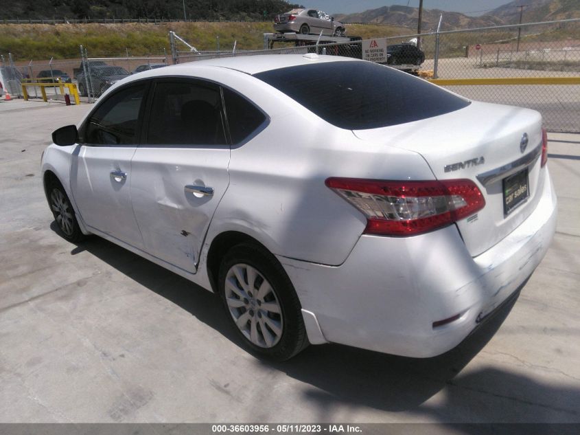 2015 NISSAN SENTRA SV - 3N1AB7AP8FY382105