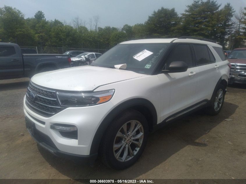 2022 FORD EXPLORER XLT - 1FMSK8DH1NGA78606