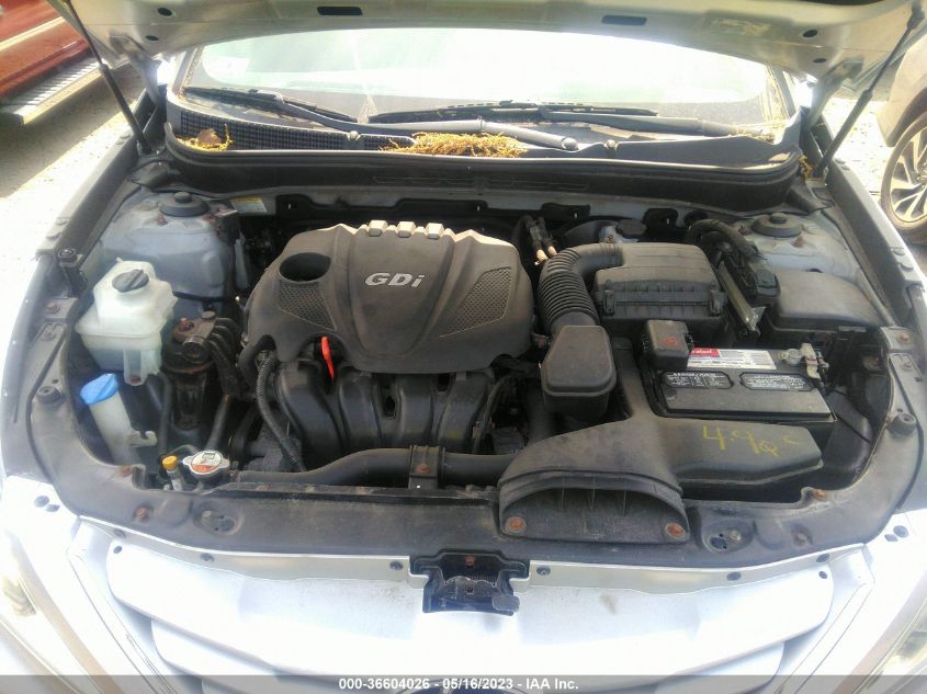 2013 HYUNDAI SONATA GLS PZEV - 5NPEB4AC9DH614344