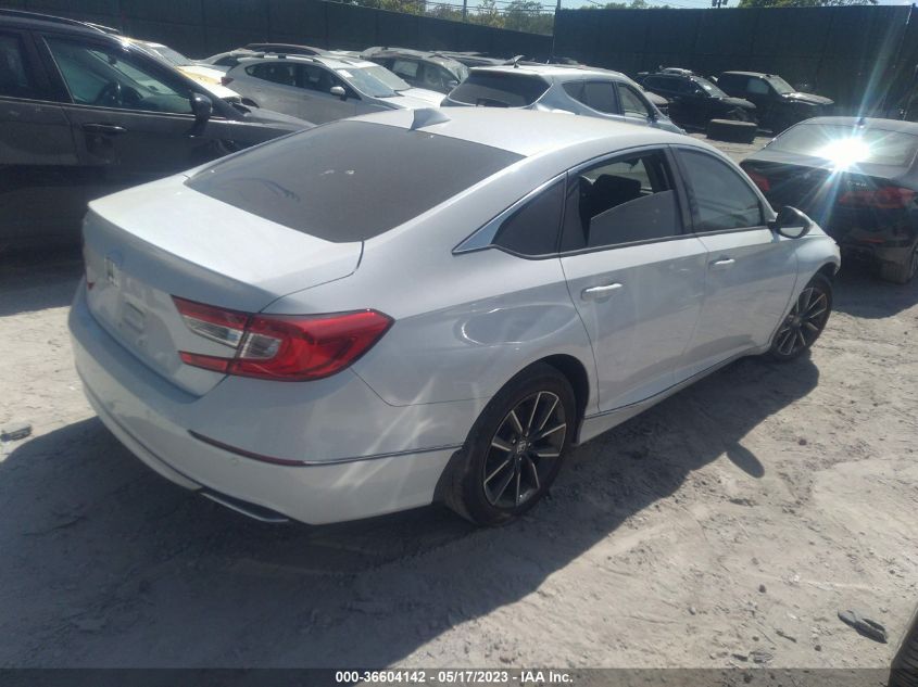 2021 HONDA ACCORD SEDAN EX-L - 1HGCV1F57MA117826