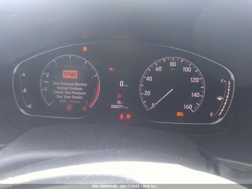 2021 HONDA ACCORD SEDAN EX-L - 1HGCV1F57MA117826