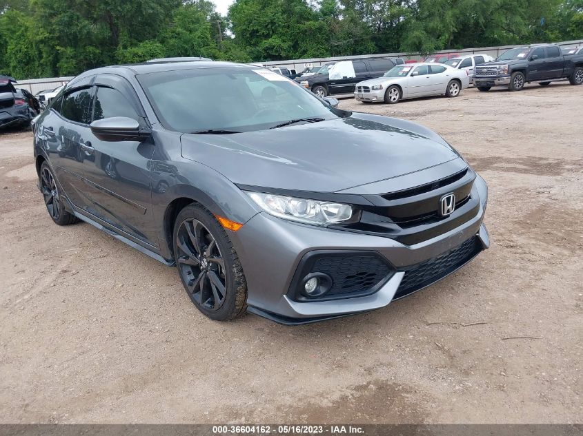 2018 HONDA CIVIC HATCHBACK SPORT - SHHFK7H45JU219087