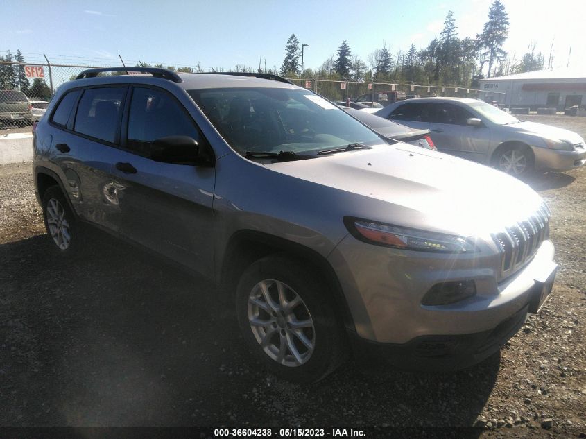 2017 JEEP CHEROKEE SPORT - 1C4PJLAB5HW507496