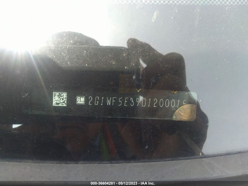 2013 CHEVROLET IMPALA LS - 2G1WF5E39D1200015