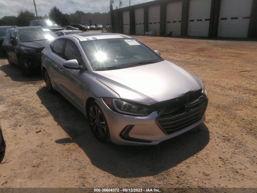 2017 HYUNDAI ELANTRA LIMITED - 5NPD84LF6HH149481