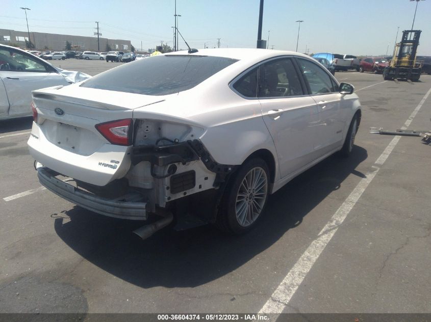 2013 FORD FUSION SE HYBRID - 3FA6P0LUXDR178191