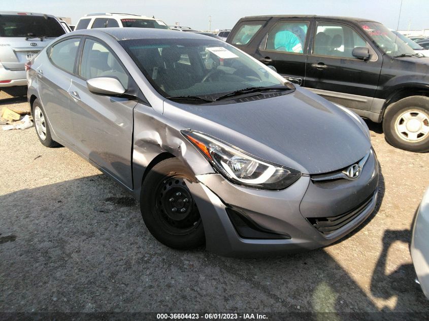 2016 HYUNDAI ELANTRA SE - 5NPDH4AE2GH785372